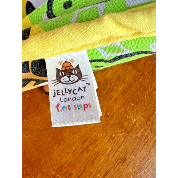 Jellycat Anne Wilkinson "Jungly Tails" with Tags Washable Sensory Cloth Book - Picture 3 of 5